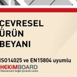 Hekim Yapı Получает Сертификат ЭДП На Фиброцементную Продукцию