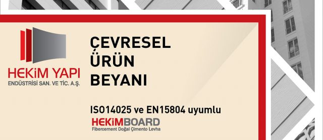 Hekim Yapı Получает Сертификат ЭДП На Фиброцементную Продукцию